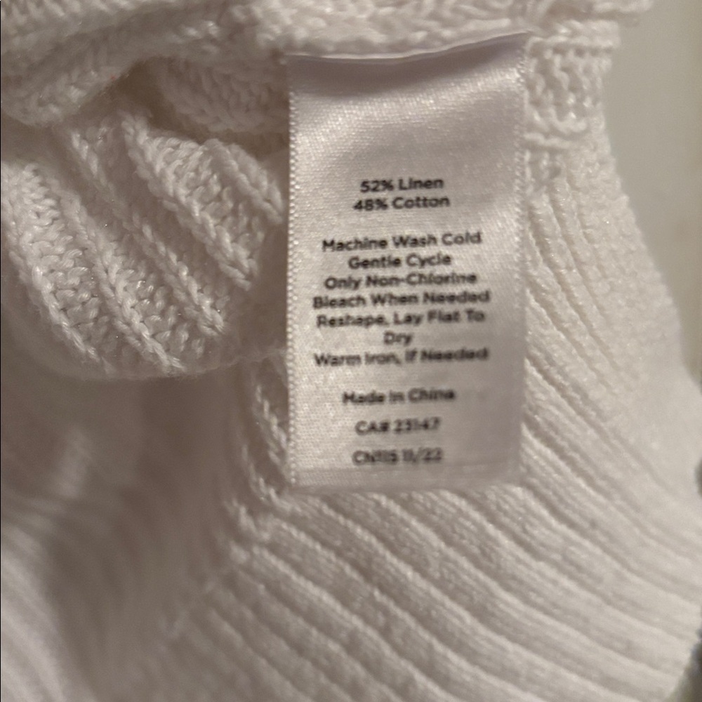 Make offer! Haven Well Within White Knit Hoodie pullover Sweater XS fits Medium - Picture 4 of 10